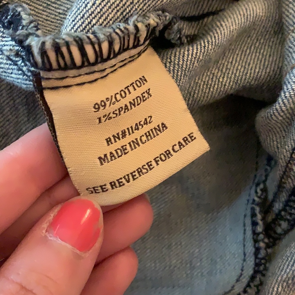 Distressed Denim Jacket - Picture 14 of 16
